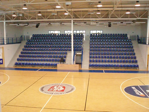 Uvnitř centra arény